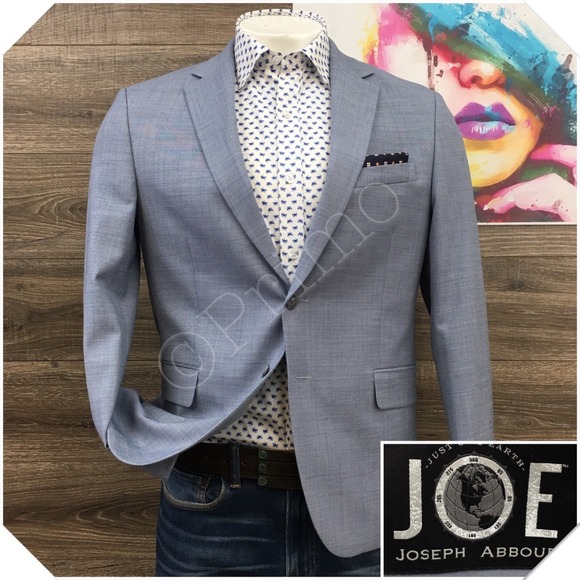 JOSEPH ABBOUD Mens Blazer Sport Coat Casual Jacket Size 42S Slim‎ Fit Wool Suit